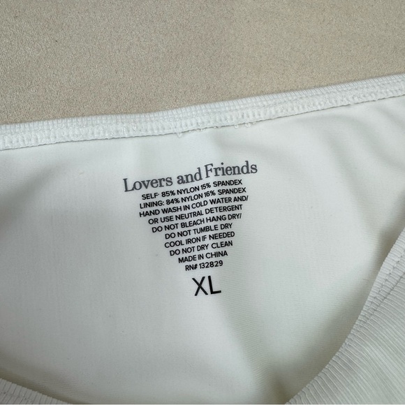 Lovers and Friends BRISTOL HIGH WAIST BOTTOM in White Size XL - Picture 7 of 8
